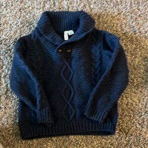 Kid Navy Cable Knit Sweater from Janie and Jack size 2T